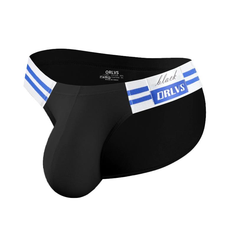 Herren-Slips mit niedriger Taille und hoher Gabel, Unterwäsche für Männer mit Hüftheben, bequeme Unterhose aus Baumwolle M schwarz Herren-Slips mit niedriger Taille und hoher Gabel, Unterwäsche für Männer mit Hüftheben, bequeme Unterhose aus Baumwolle M schwarz von Joom DACH