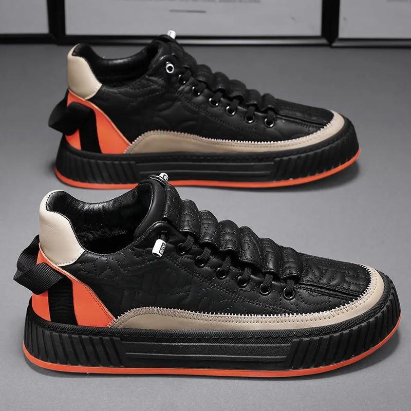 Herren-Sneakers aus PU-Leder, modisch, schlicht, weich, Freizeitschuhe für Herren, Low-Top-Business-Freizeitschuhe für Herren, lässige Sneakers für Herren 42 Herren-Sneakers aus PU-Leder, modisch, schlicht, weich, Freizeitschuhe für Herren, Low-Top-Business-Freizeitschuhe für Herren, lässige Sneakers für Herren 42 von Joom DACH