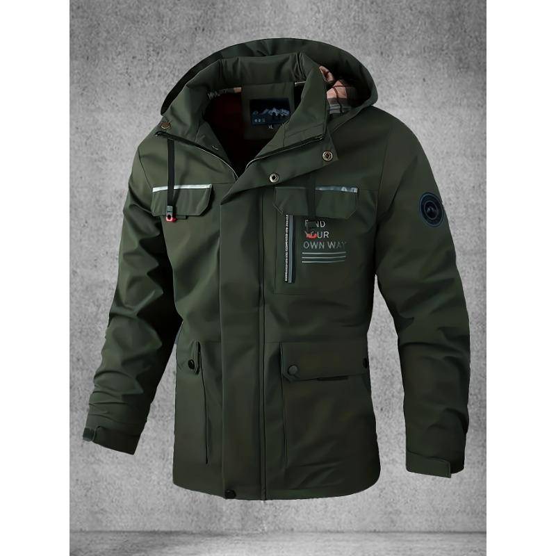 Herren Softshelljacke, Frühlings- und Herbstjacke mit mehreren Taschen und Kapuze, wasser- und winddichte Outdoorjacke zum Wandern und Camping 4XL armee grüne Herren Softshelljacke, Frühlings- und Herbstjacke mit mehreren Taschen und Kapuze, wasser- und winddichte Outdoorjacke zum Wandern und Camping 4XL armee grüne von Joom DACH