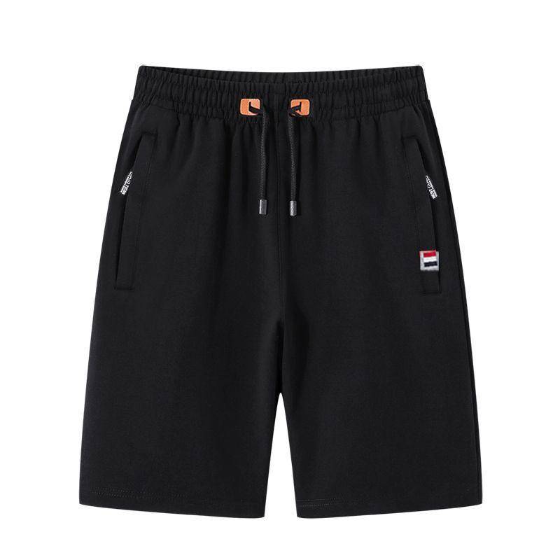 Herren Sommer Casual Strickshorts - Leicht, Locker, Gerader Schnitt, Strand- und Pyjama-Stil XL schwarz von Joom DACH