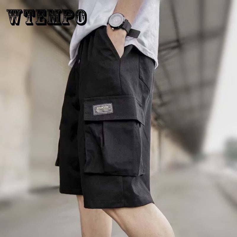 Herren Sommer Dünne Trend Fünf-Punkt-Hosen Student Lose Wild Plus Größe Casual Shorts XXXL schwarz von Joom DACH