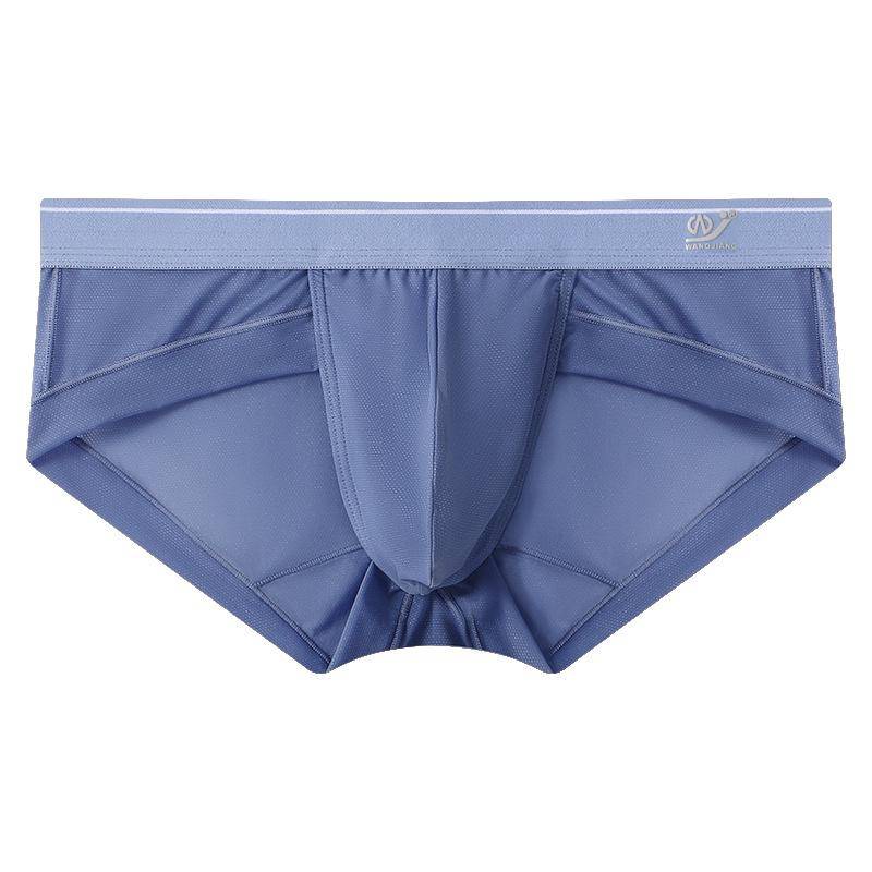 Herren Sommer Eis Seide Schnelltrocknende Mesh Slips 2XL [140-160 lbs] blau/graue von Joom DACH
