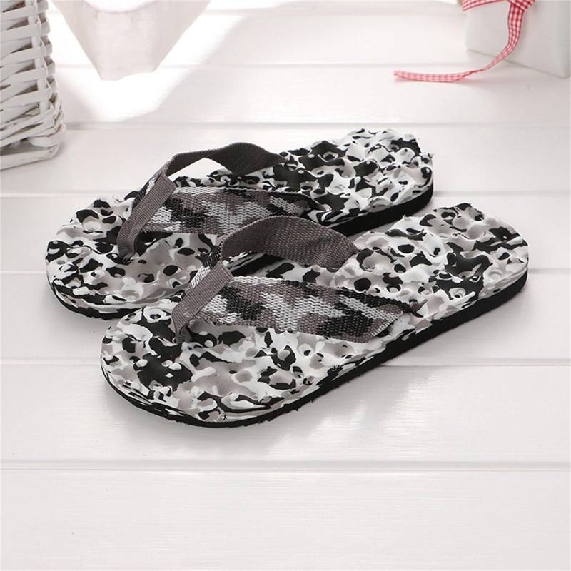 Herren Sommer Flip Flops Schuhe Sandalen Slipper Indoor & Outdoor Flip-Flops 42 schwarz von Joom DACH