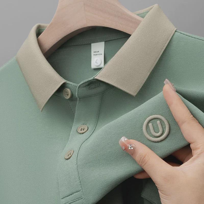 Herren Sommer Gestreiftes Kurzarm Poloshirt - Lässige Urbane Mode M grün von Joom DACH