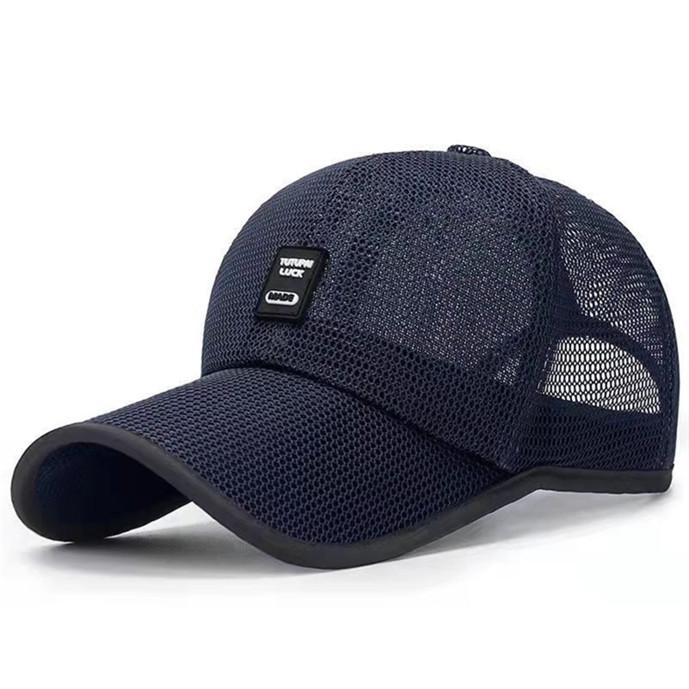 Herren Sommer dünne Outdoor Sonnenschutz Mesh Baseball Cap atmungsaktive Sonnenhut One size dunkelblau Herren Sommer dünne Outdoor Sonnenschutz Mesh Baseball Cap atmungsaktive Sonnenhut One size dunkelblau von Joom DACH