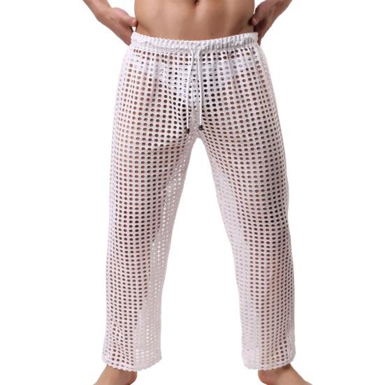 Herren Sporthose Loose Hollow Out Durchsichtige Elastische Taille Weiche Atmungsaktive Einfarbige Gym Traning Jogging Jogginghose Lange Hose L weiß Herren Sporthose Loose Hollow Out Durchsichtige Elastische Taille Weiche Atmungsaktive Einfarbige Gym Traning Jogging Jogginghose Lange Hose L weiß von Joom DACH