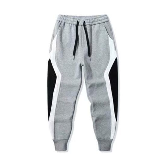 Herren-Sporthose in Übergröße, Kontrastfarbe, Jogginghose mit Knöchelband, Kordelzug, elastischer Bund, lockere Hose mit Tasche für das tägliche Training XL von Joom DACH