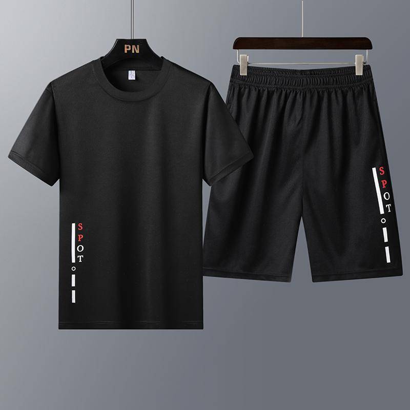 Herren Sportswear Kleidung Sommer männer Anzug Sport Anzug kurzarm T-shirt Shorts Trainingsanzug Männer Schweiß Hosen Ropa De hombre M Herren Sportswear Kleidung Sommer männer Anzug Sport Anzug kurzarm T-shirt Shorts Trainingsanzug Männer Schweiß Hosen Ropa De hombre M von Joom DACH