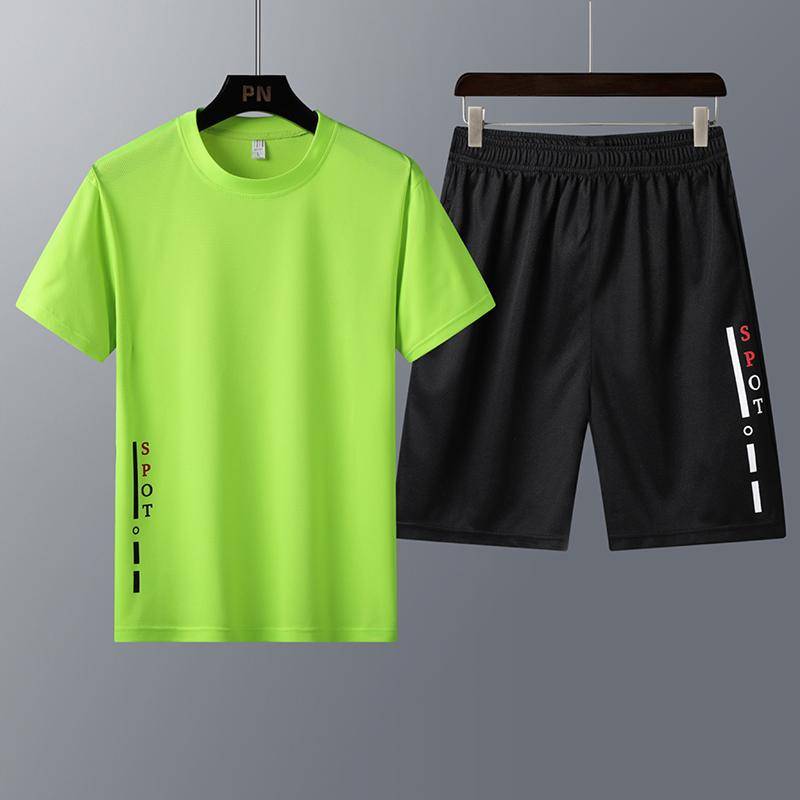 Herren Sportswear Kleidung Sommer männer Anzug Sport Anzug kurzarm T-shirt Shorts Trainingsanzug Männer Schweiß Hosen Ropa De hombre XXL Herren Sportswear Kleidung Sommer männer Anzug Sport Anzug kurzarm T-shirt Shorts Trainingsanzug Männer Schweiß Hosen Ropa De hombre XXL von Joom DACH