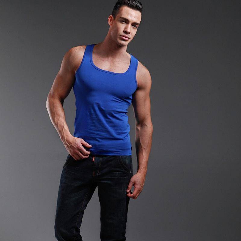 Herren-Sportweste mit quadratischem Kragen L navy blau von Joom DACH