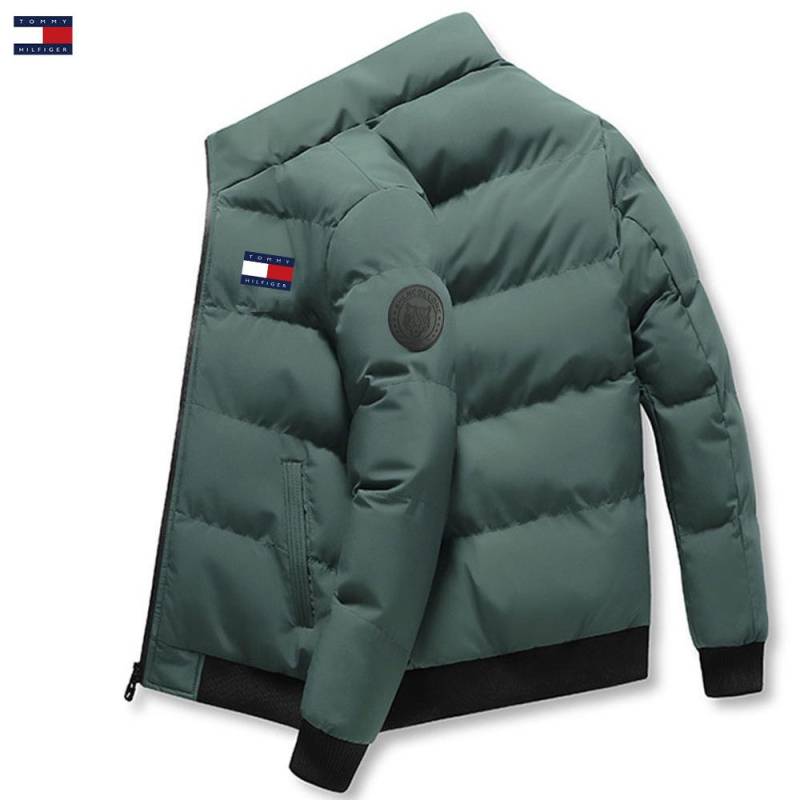 Herren Stehkragen Warme Baumwolljacke - Herbst/Winter Lässig Koreanischer Stil XXXL (140-155 jin) von Joom DACH