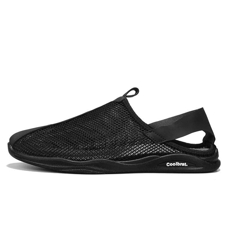 Herren Strandsandalen für Männer 2024 Sommer Herren Sandalen Kostenloser Versand Herren Bequeme Hausschuhe Herren Ledersandalen Trend Angesagt 40 von Joom DACH