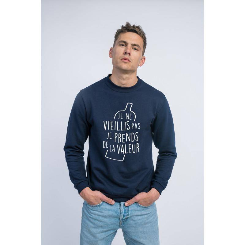 Herren-Sweatshirt - I'M NOT ALTER I'M GAINING VALUE MPT XS navy blau von Joom DACH