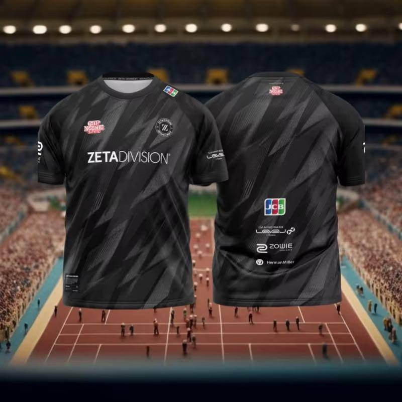 Herren T-Shirt E-Sports Zeta Division Team Trikot Identity V Kurzarm Herren Damen T-Shirt Sommer Kind Oversized T-Shirt Top L von Joom DACH
