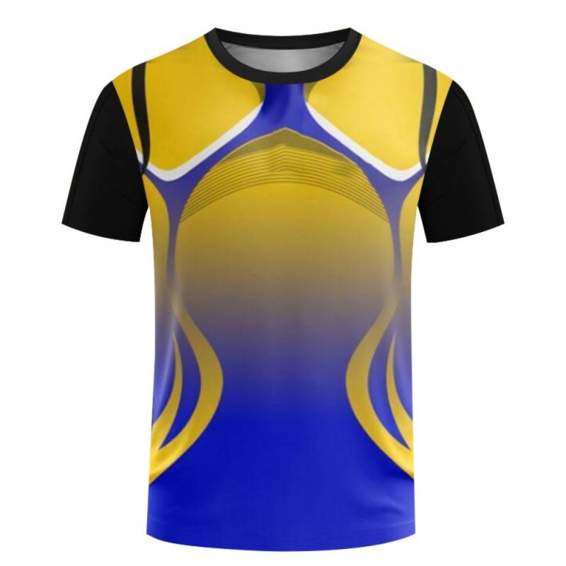 Herren T-Shirt Fitness Fußball Sportbekleidung Herren Training Badminton Uniformen Print T-Shirts Atmungsaktiv Laufsport Shirt Frau 6XL von Joom DACH