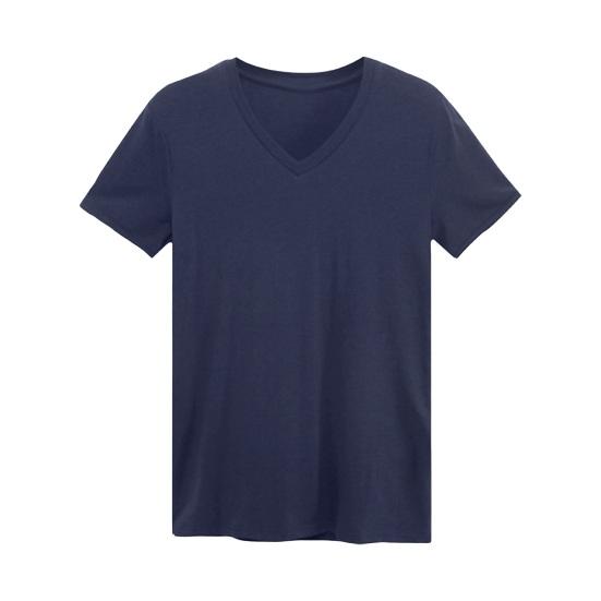 Herren T-Shirt Sommer Fitness Einfarbig Nahtlos V-Ausschnitt Kurze Ärmel Dehnbar Weich Atmungsaktiv Schnelltrocknend Pullover Lässig Herren Gym Sport Top XL von Joom DACH