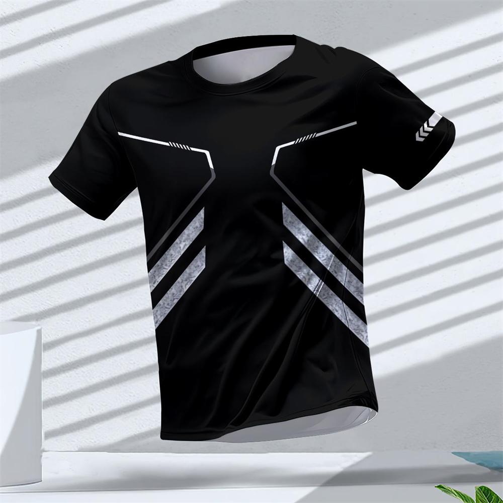 Herren T-Shirt Sommer Schnelltrocknend Atmungsaktiv Lässig Fitness Sport Kurzarm Rundhalsausschnitt Gym Sportbekleidung T-Shirt 6XL Herren T-Shirt Sommer Schnelltrocknend Atmungsaktiv Lässig Fitness Sport Kurzarm Rundhalsausschnitt Gym Sportbekleidung T-Shirt 6XL von Joom DACH