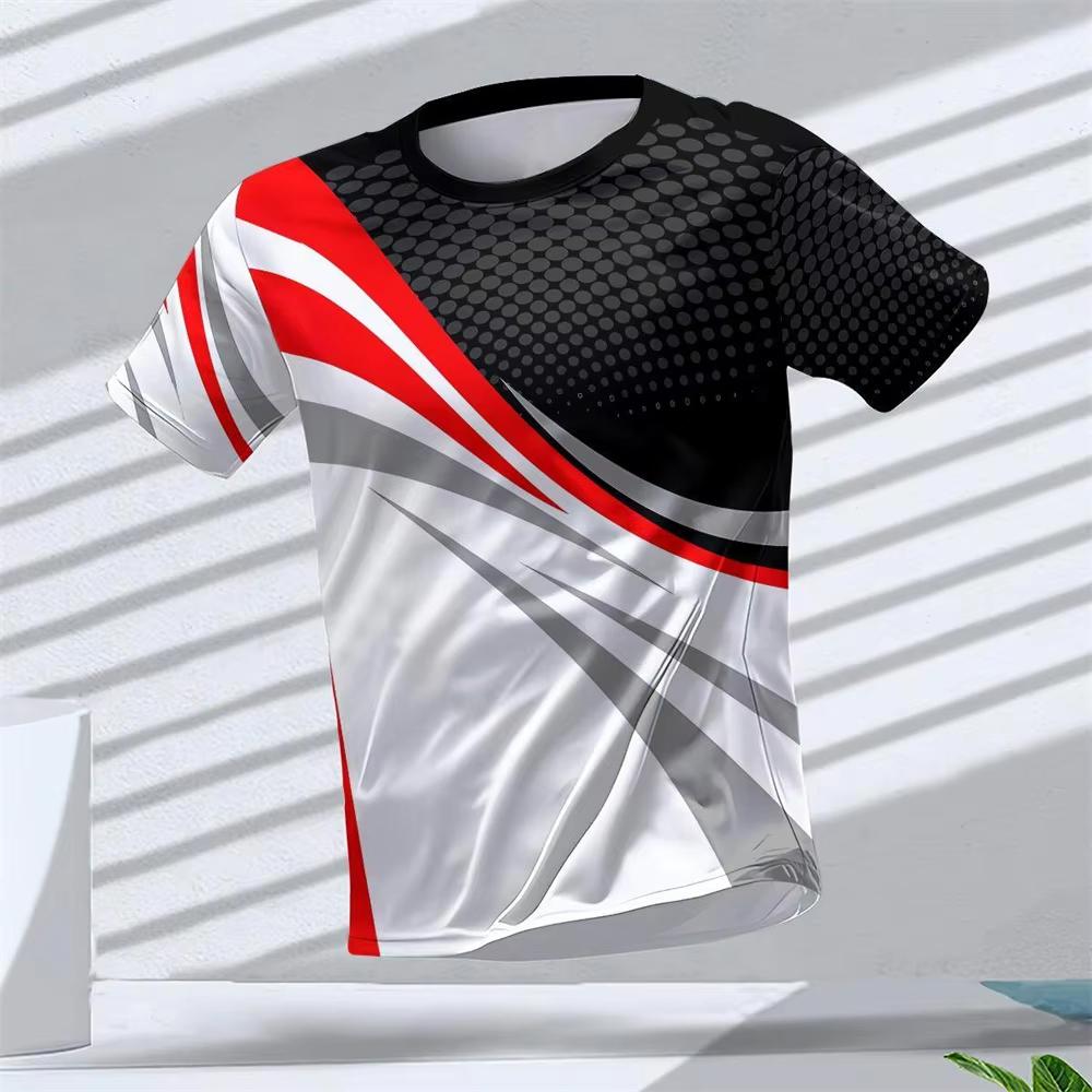 Herren T-Shirt Sommer Schnelltrocknend Atmungsaktiv Lässig Fitness Sport Kurzarm Rundhalsausschnitt Gym Sportbekleidung T-Shirt XL Herren T-Shirt Sommer Schnelltrocknend Atmungsaktiv Lässig Fitness Sport Kurzarm Rundhalsausschnitt Gym Sportbekleidung T-Shirt XL von Joom DACH