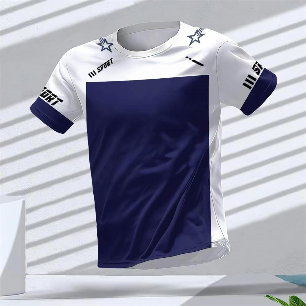 Herren T-Shirt Sommer Schnelltrocknend Atmungsaktiv Lässig Fitness Sport Kurzarm Rundhalsausschnitt Gym Sportbekleidung T-Shirt XXXL Herren T-Shirt Sommer Schnelltrocknend Atmungsaktiv Lässig Fitness Sport Kurzarm Rundhalsausschnitt Gym Sportbekleidung T-Shirt XXXL von Joom DACH