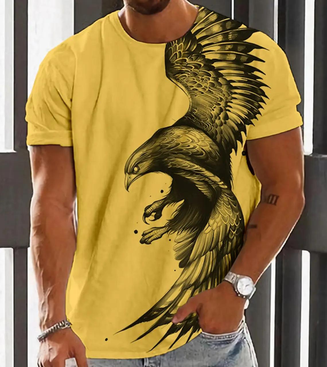 Herren T-Shirt für Männer 3D-Druck Grafik Wolf T-Shirts Übergroße modische Oberteile Kurze Ärmel Sommer Damenbekleidung Tees Tops XXL Herren T-Shirt für Männer 3D-Druck Grafik Wolf T-Shirts Übergroße modische Oberteile Kurze Ärmel Sommer Damenbekleidung Tees Tops XXL von Joom DACH