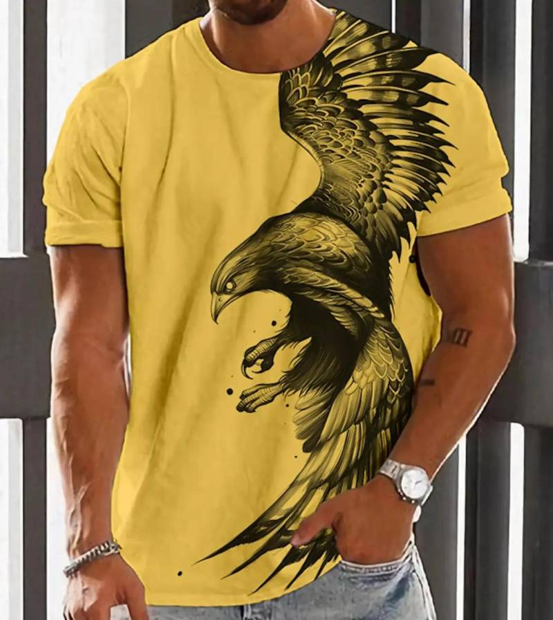 Herren T-Shirt für Männer 3D-Druck Grafik Wolf T-Shirts Übergroße modische Oberteile Kurze Ärmel Sommer Damenbekleidung Tees Tops XXL Herren T-Shirt für Männer 3D-Druck Grafik Wolf T-Shirts Übergroße modische Oberteile Kurze Ärmel Sommer Damenbekleidung Tees Tops XXL von Joom DACH