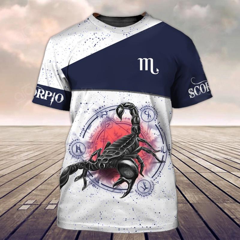 Herren T-Shirt mit Tiermotiv, 3D-Druck, Skorpion-Grafik, Top, lustige T-Shirts, Mode, lässig, männlich, Streetwear, übergroße Herrenkleidung XL Herren T-Shirt mit Tiermotiv, 3D-Druck, Skorpion-Grafik, Top, lustige T-Shirts, Mode, lässig, männlich, Streetwear, übergroße Herrenkleidung XL von Joom DACH