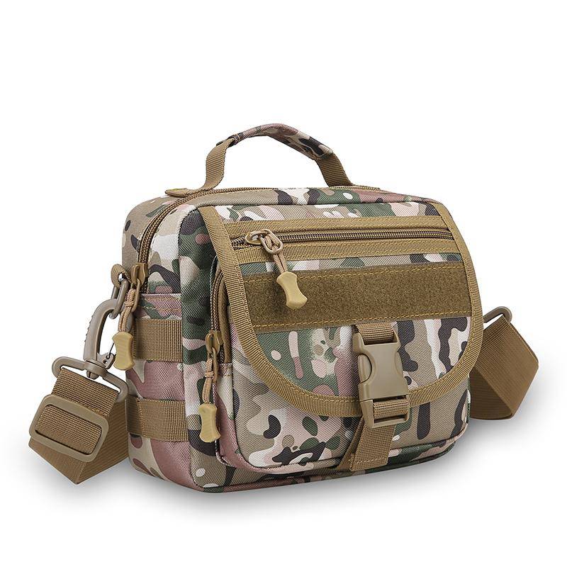 Herren Taktische Camouflage Umhängetasche - Vintage Nylon Brusttasche (Vintage Armee Umhängetasche für Jagd/Outdoor) camouflage von Joom DACH