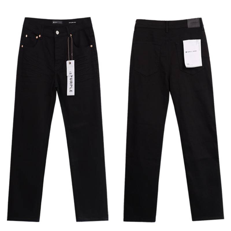 Herren-Tatters Splash Paint Slim Ripped Badge Stretch Jeans Retro High-End-Herrenhose 30 schwarz von Joom DACH