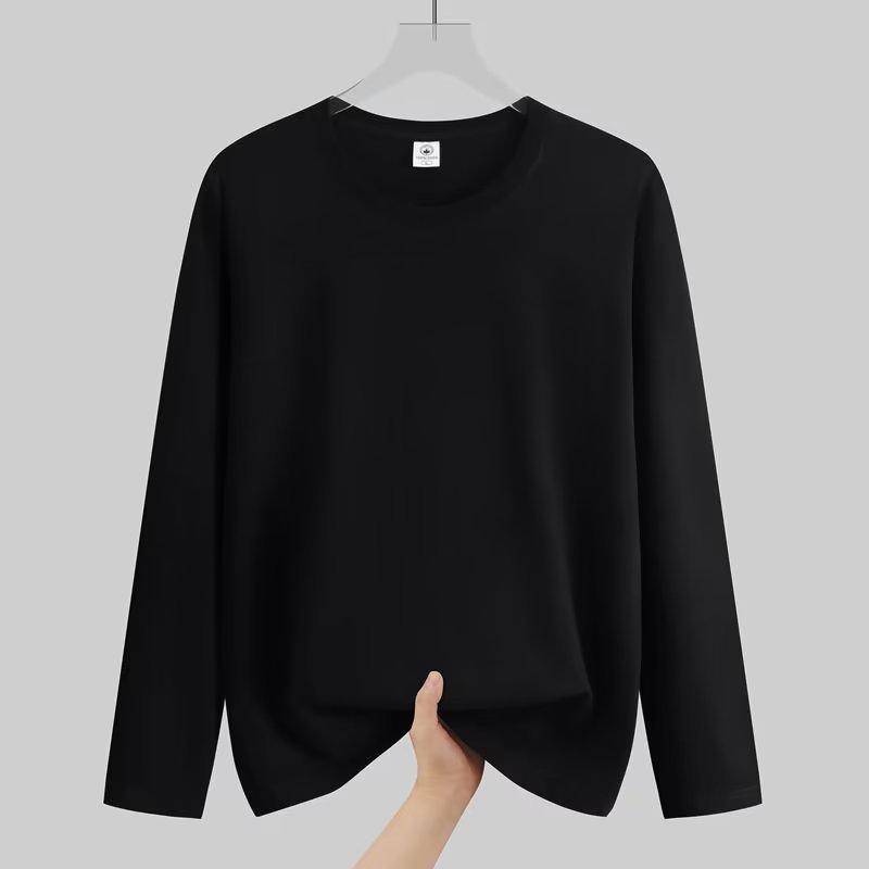 Herren Trendiges Langarm-T-Shirt - Frühling/Herbst Locker sitzende Basisschicht 3XL von Joom DACH