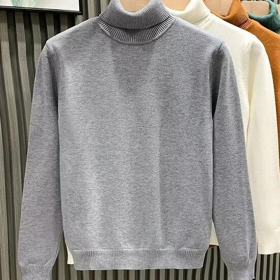 Herren Trendmarken Rollkragenpullover - Locker, Warm, Dick, für Herbst/Winter 3XL von Joom DACH