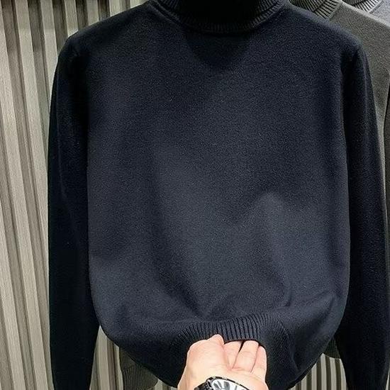 Herren Trendmarken Rollkragenpullover - Locker, Warm, Dick, für Herbst/Winter L von Joom DACH