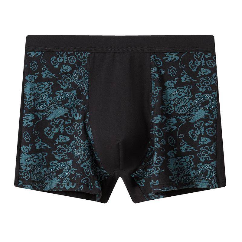 Herren Übergröße Atmungsaktive Baumwoll-Boxershorts mit hohem Bund 9XL schwarz von Joom DACH
