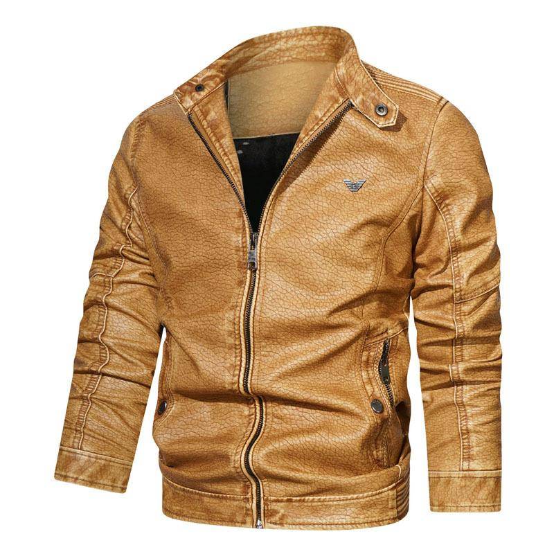 Herren Übergröße Herbst Wintermantel Freizeitjacke Grenzüberschreitende Stehkragenjacke XXXXL blau von Joom DACH