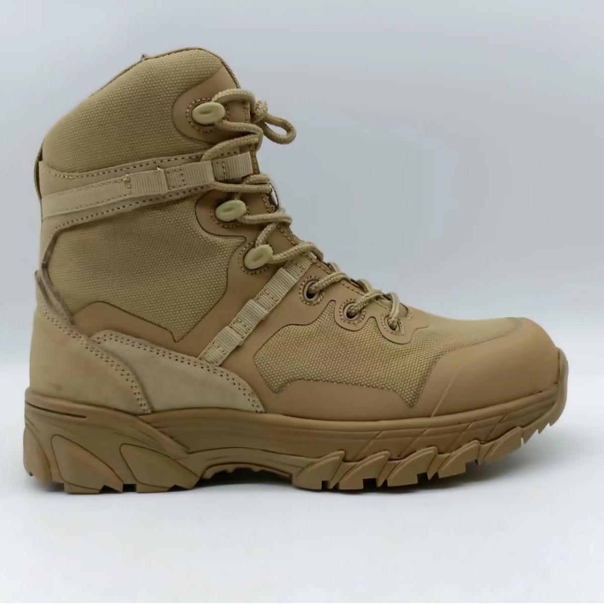 Herren-Wanderschuhe für Frühling und Herbst, leichter und atmungsaktiver seitlicher Reißverschluss, leicht zu tragen und auszuziehende taktische Wüstenstiefel 46 von Joom DACH