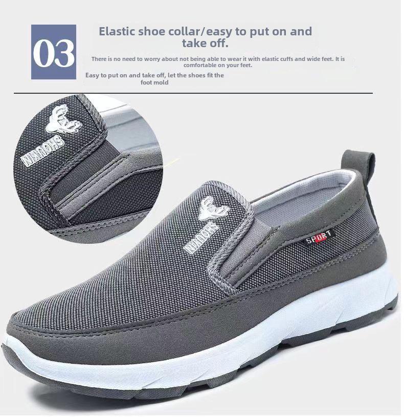 Herren-Wanderschuhe mit rutschfester, verschleißfester Sohle und weicher Sohle – bequem, atmungsaktiv, lässiges Schuhwerk für Frühling und Herbst 45 von Joom DACH