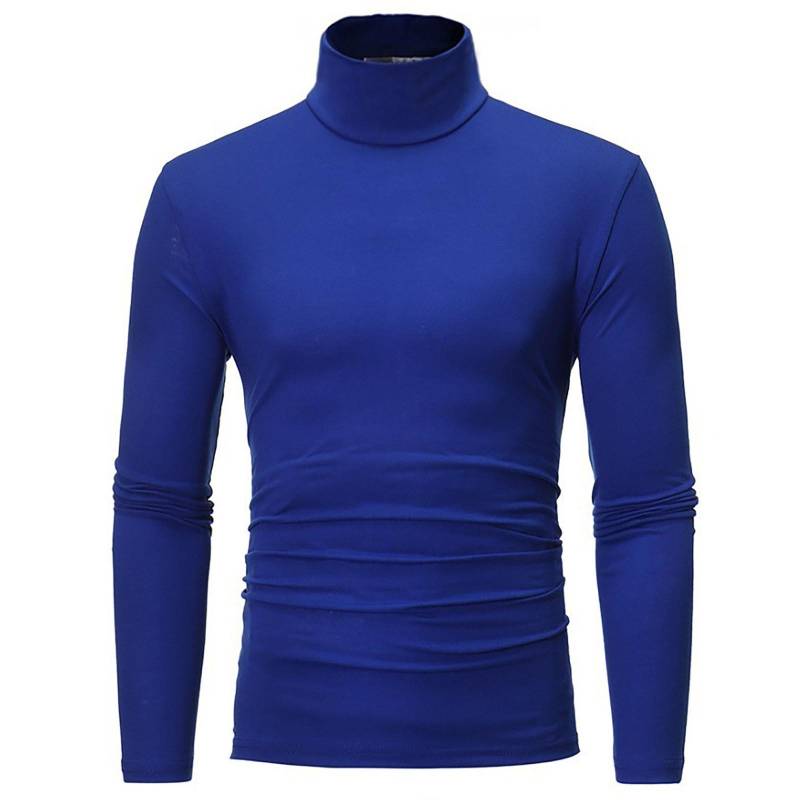 Herren Warmes T-Shirt Langarm Warmes Oberteil Winterpullover Warmes Sportshirt Freizeitunterwäsche Stehkragenshirt Sportoberteil Sportshirt M von Joom DACH