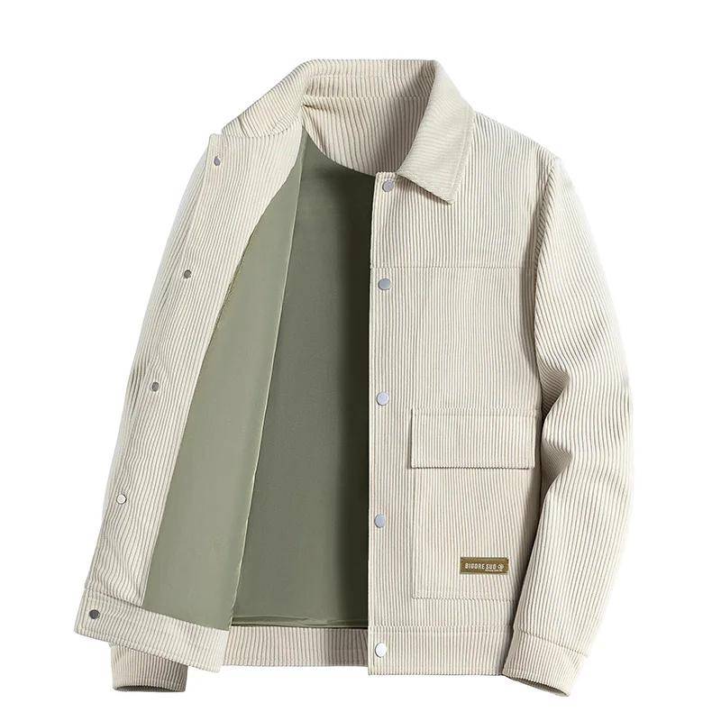 Herren Winter Cordjacke Lässiger dicker warmer Mantel 5XL khaki von Joom DACH