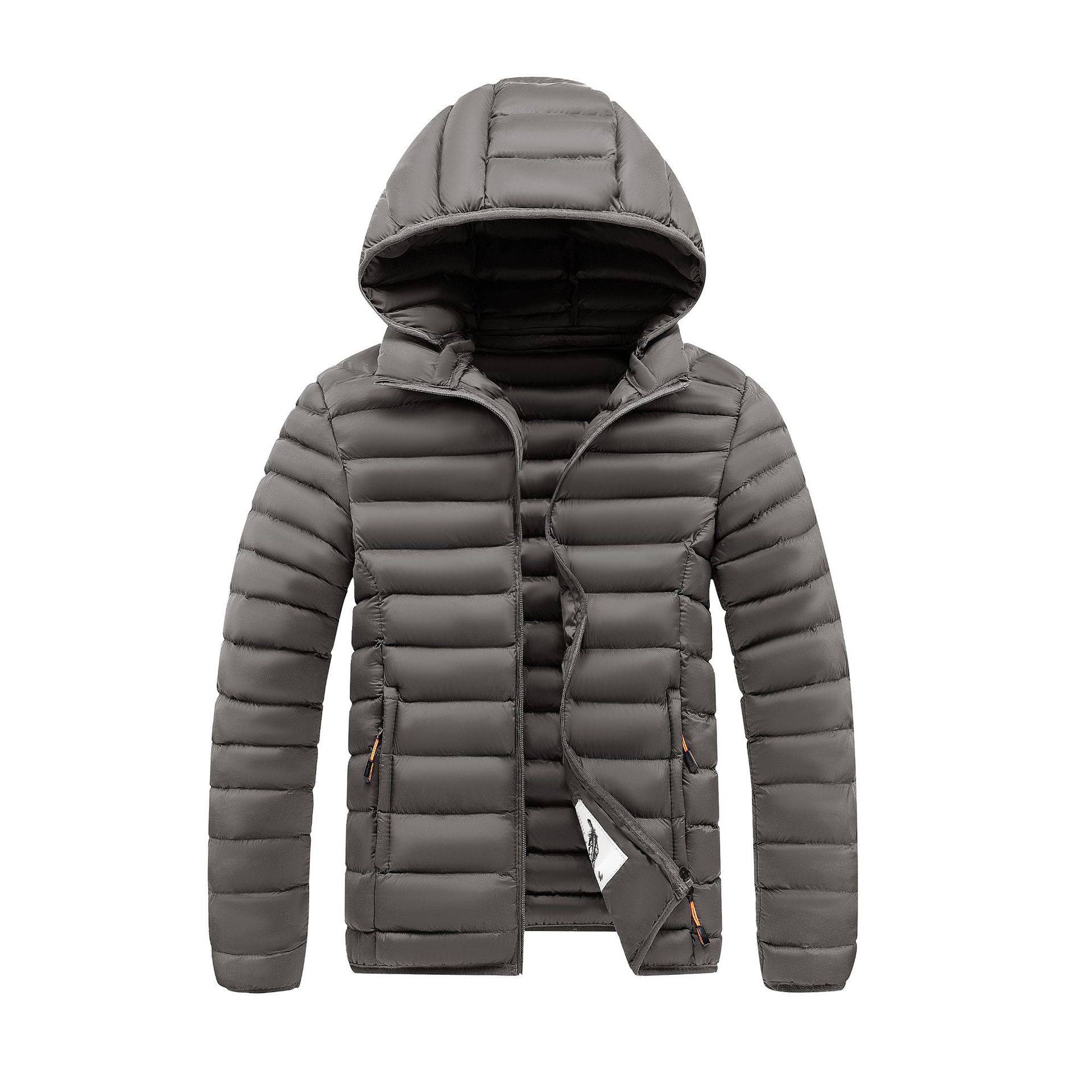 Herren Winter Daunenjacke Mit Kapuze Warme Daunenjacke Leichte Lockere Daunenjacke In Übergröße 7XL von Joom DACH