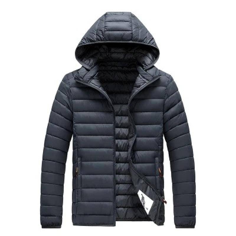 Herren Winter Daunenjacke Mit Kapuze Warme Daunenjacke Leichte Lockere Daunenjacke In Übergröße 7XL von Joom DACH