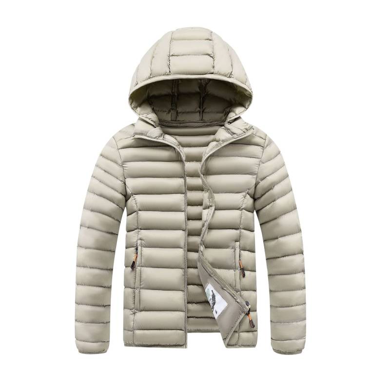 Herren Winter Daunenjacke Mit Kapuze Warme Daunenjacke Leichte Lockere Daunenjacke In Übergröße XL von Joom DACH