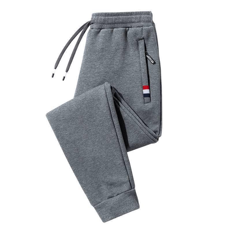 Herren Winter-Sweathose mit Fleecefutter - Lammwolle Übergröße, lockere Passform, Freizeithose mit geradem Bein 4XL 165-180 lbs von Joom DACH