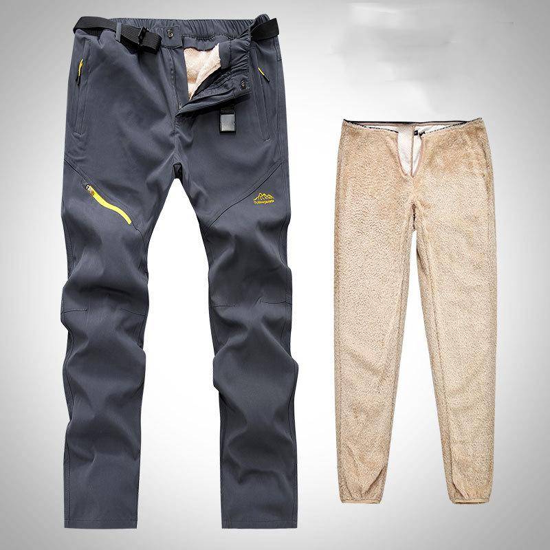 Herren Winter Übergröße Warme Jogginghose Lockere Freizeithose Softshellhose XL von Joom DACH