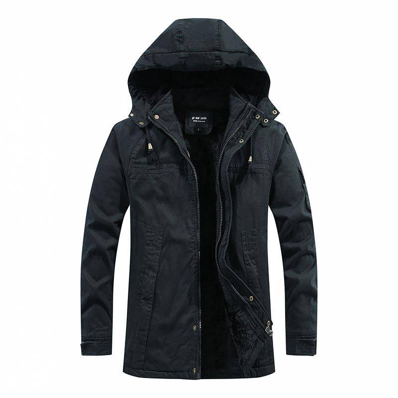 Herren Winterjacke Parka Mantel ... L schwarz von Joom DACH