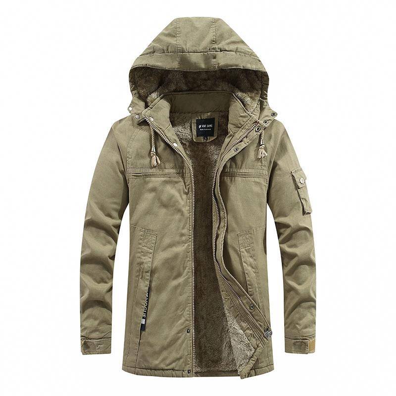 Herren Winterjacke Parka Mantel ... S khaki von Joom DACH