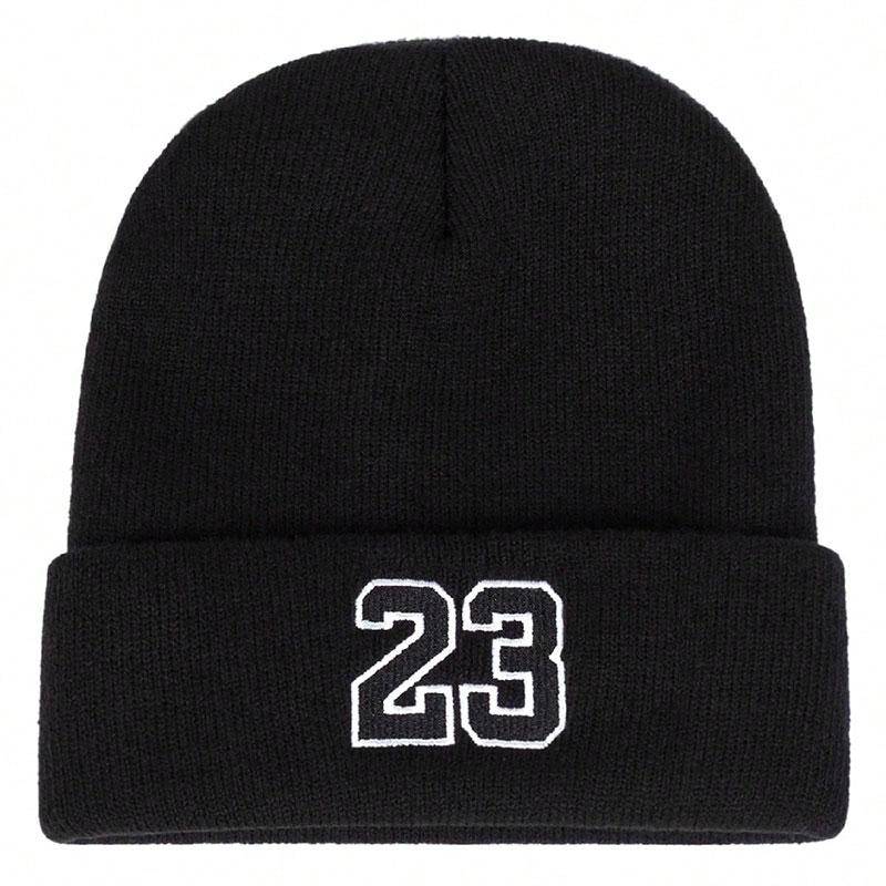 Herren Wintermützen Strickmütze Damen Warme und winddichte Baumwollmützen Outdoor Skimütze Hip Hop Caps weiß/schwarz von Joom DACH