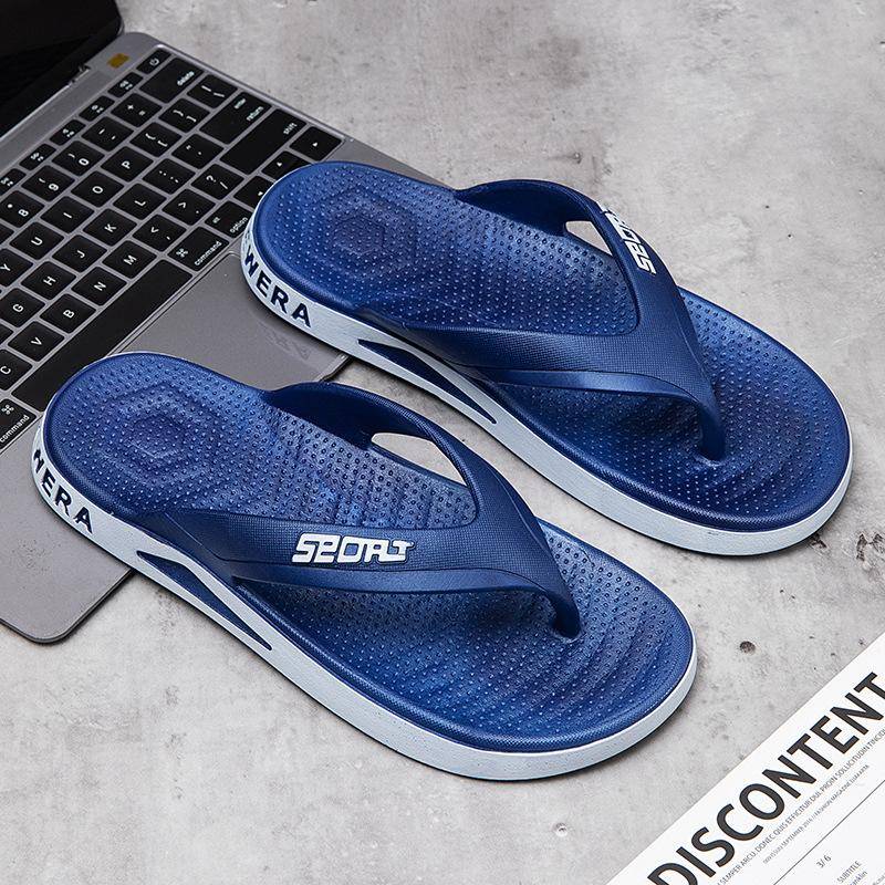 Herren Word Drag Oberbekleidung rutschfeste Outdoor-Freizeit-Flip-Flops Herren Strandmode Sandalen und Hausschuhe 45 von Joom DACH