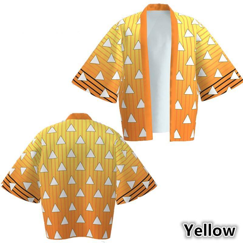 Herren und Damen Demon Slayer Anime Peripheral Haori Kimono Jacke Tanjiro Set Bademantel Umhang Pyjamas M von Joom DACH
