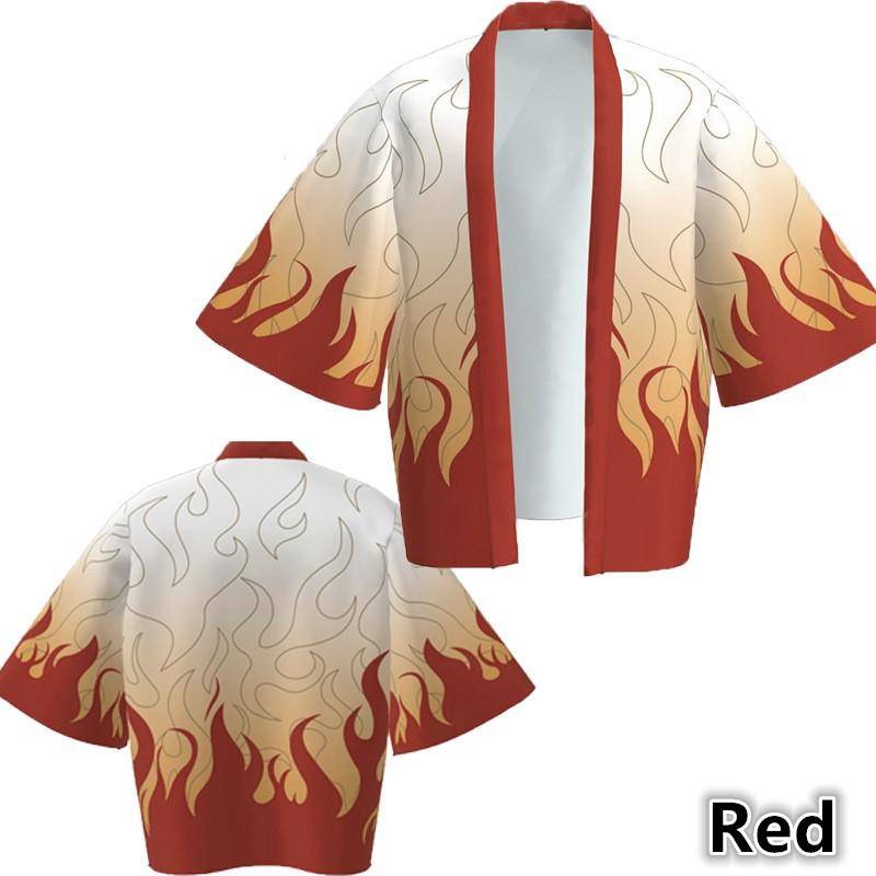 Herren und Damen Demon Slayer Anime Peripheral Haori Kimono Jacke Tanjiro Set Bademantel Umhang Pyjamas M von Joom DACH