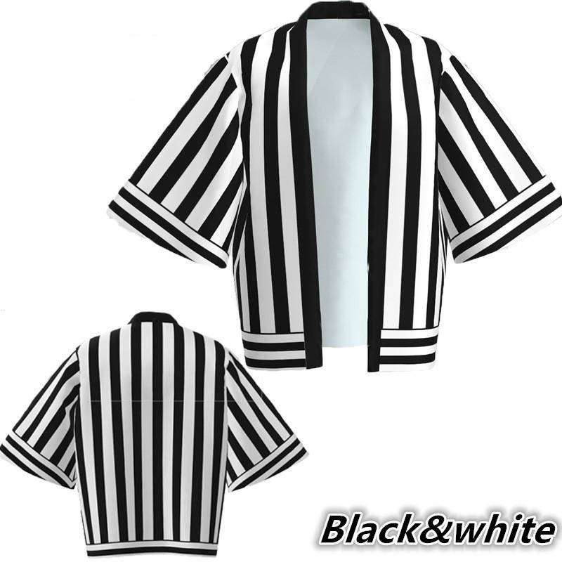 Herren und Damen Demon Slayer Anime Peripheral Haori Kimono Jacke Tanjiro Set Bademantel Umhang Pyjamas S von Joom DACH