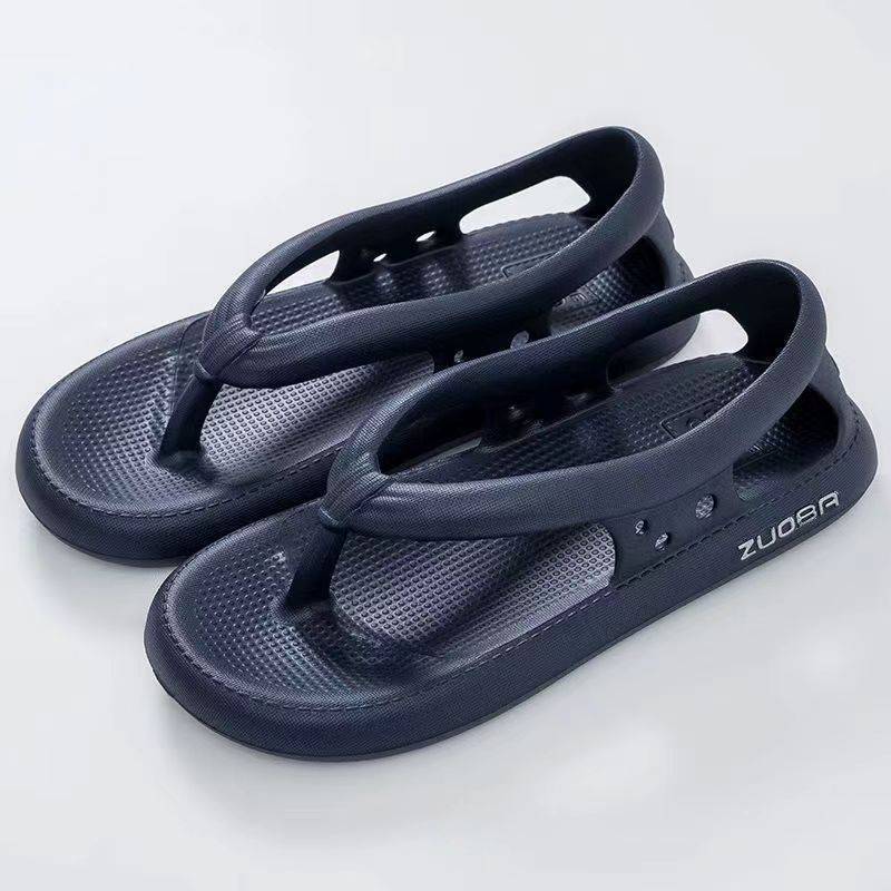 Herren- und Damen-Strand-Flip-Flops, Wassersandalen, Outdoor-Hausschuhe, atmungsaktive Sandalen, bequeme, weiche Slides für Damen und Herren 42-43 blau von Joom DACH